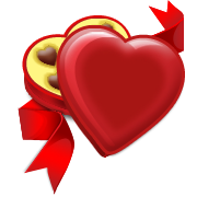 Heart candy box